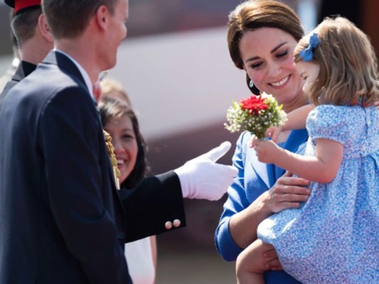 El príncipe William, Kate Middleton y sus hijos llegaron a Alemania