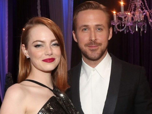Ryan Gosling y Emma Stone<br/><br/>Ryan Gosling y la que fue su compañera de rodaje en Crazy Stupid Love, Emma Stone.<br/>
