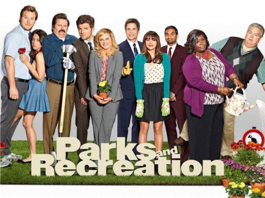 Parks and Recreation<br/>Esta comedia fue nominada a cuatro Globos de Oro y a diez Emmy. Se estrenó en 2009 y terminó en 2015, con siete temporadas y 125 capítulos. Chris Pratt, Amy Poehler, Rashida Jones, Aziz Ansari y Aubrey Plaza son algunos de los protagonistas de la serie.<br/>
