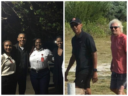 Las fotos del Daily Mail reflejan a una Barack Obama relajado disfrutando tiempo de calidad con su familia y amigos
