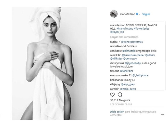 The Towel Series by Mario Testino