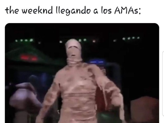 ¡Los mejores memes de The Weeknd en los AMAs!