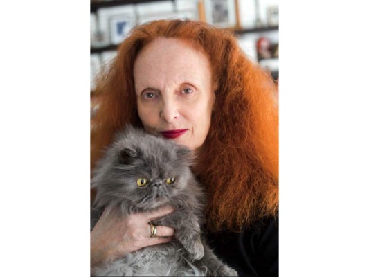 Grace Coddington es una apasionada de los gatos.