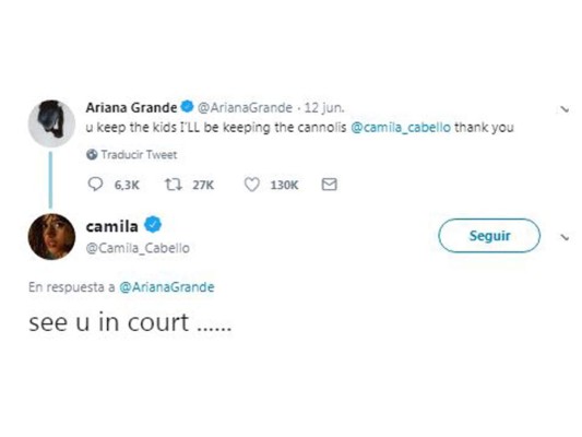 Así reaccionó Camila Cabello al inesperado compromiso de Ariana Grande