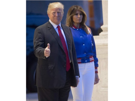 Melania Trump y su polémico look para el Super Bowl