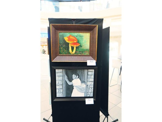 Exposición artística y pintura en vivo en Mall Multiplaza   