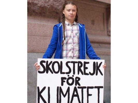 Thunberg se inspiró en jóvenes activistas de Estados Unidos que luchaban en contra de la violencia de armas.