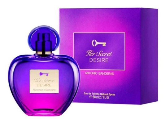 Her Secret Desire de Antonio Banderas es un delicioso perfume que puedes encontrar en Danaé por L. 597.