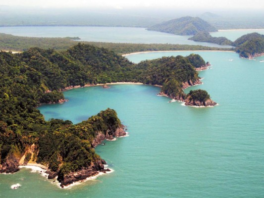 Parque Nacional Jeanette KawasDunas de arena, monos aulladores, coral, jaguares, boas, bosque de mangle, pantanos, ríos, playas cristalinas, lagunas, canales naturales y artificiales, bosques inundables, farallones, arrecifes coralinos y pastos marinos es parte de la riqueza que hacen del Parque Nacional Jeannette Kawas una de las mayores atracciones en la Bahía de Tela