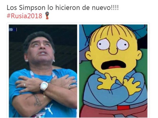 Los mejores memes de Maradona tras el partido de Argentina contra Nigeria