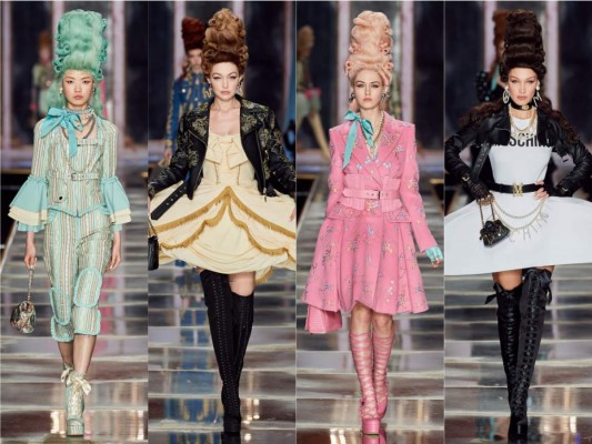 Moschino de la mano de Jeremy Scott se inspira en el siglo XVIII para su nueva colección Otoño/Invierno 2020 presentada en Milan Fashion Week 😍 Las piezas muy al estilo de Versalles -propio de los reyes y reinas de esa época como Luis XIV y María Antonieta- nos han dejado cautivados. Mira toda la colección a continuación