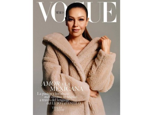 ¡Thalía protagoniza la portada de Vogue México!