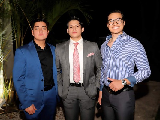 Harvey Mendez, Luis Ordoñez y Steven Centeno