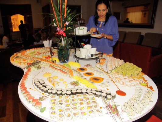 Sparkling Wine en el Nau Sushi Lounge  