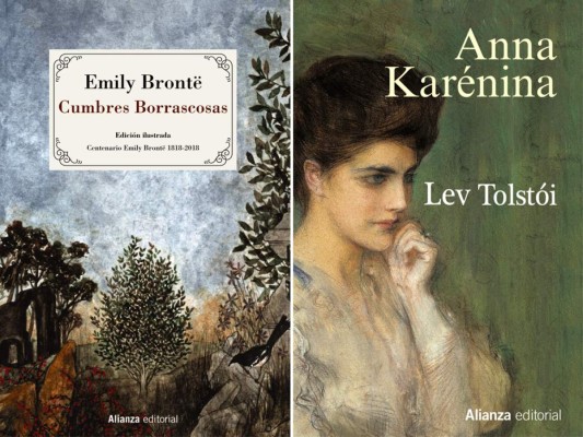 2. Para los que prefieren novelas románticas: Cumbres borrascosas de Emily Bronte o Anna Karenina de Lev Tolstói