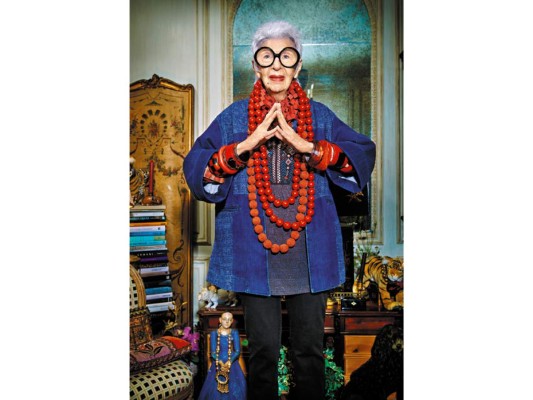 Iris Apfel, leyenda viva de la moda