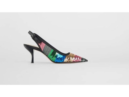Zara: Slingback pumps multicolores