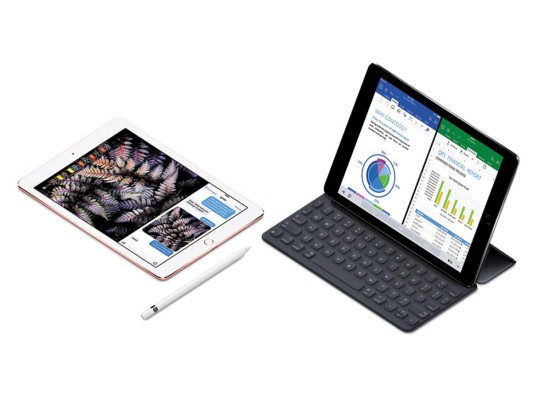 iPad Pro de 9.7<br/>Con una pantalla más grande, la nueva tableta iPad Pro, ultra liviana, es un nuevo must-have. Cuenta con una pantalla Reti-na de 10.5 pulgadas, almacenamiento de 64 GB, batería que ofrece carga de hasta 10 horas de carga, entradas USB 3.0 y tipo C.