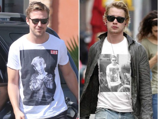 Rubios y guapos, así lucen estos famosos Macaulay Culkin y Ryan Gosling de 38 años.