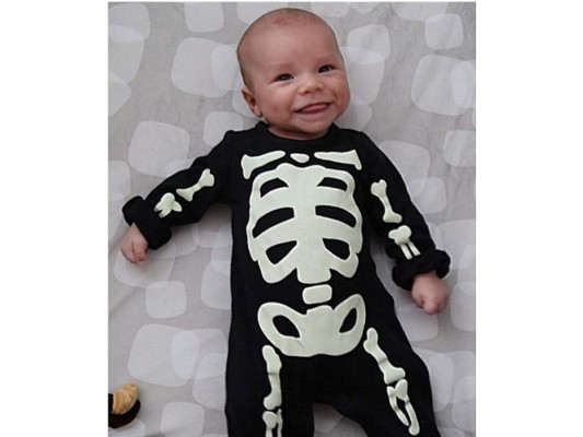 Josey, el bebé de Naya Rivera de Glee, es un dulce esqueleto humano