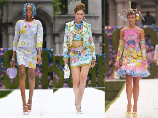 Moschino presentó su colección primavera/verano 2022 en la semana de la moda de Nueva York. Para esta entrega, titulada 'Ladies Who Lunch', Jeremy Scott se inspiró en la estética de los 60 y 70, añadiéndole su dosis característica de lo explosivo y llamativo. Aquí te dejamos los mejores looks.