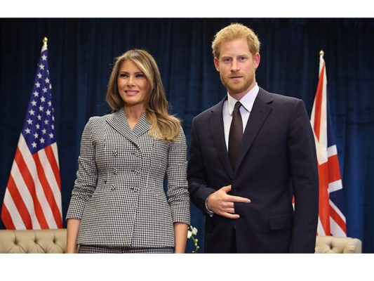 Melania y el príncipe Harry juntos en Invictus Games