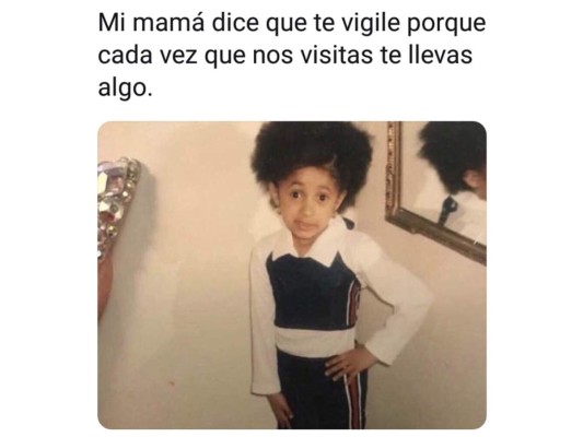 'Dice mi mamá' el meme de Cardi B