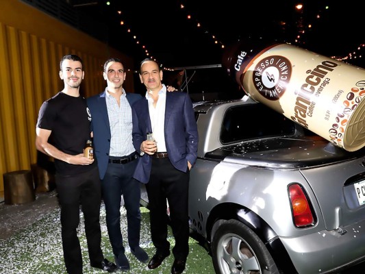 Alberto, Miguel y Eduardo Kafati durante el lanzamiento en Boxtown (fotografías: Hector Hernández)