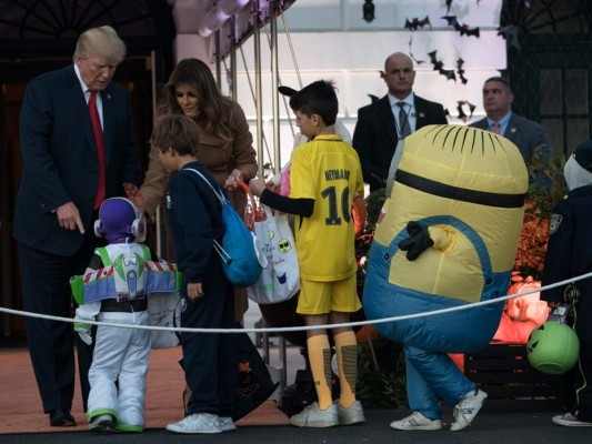 Los Trump celebran primer Halloween