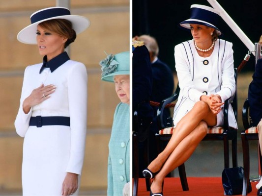 Melania Trump hace homenaje a Diana de Gales