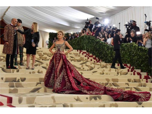 Blake Lively en Versace, MET Gala 2018.