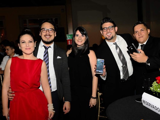 Addy Bueso, Lizandro Saenz, Adania Alavarado, Luis Ramirez,Omar Lanza (foto: Hector Hernández)