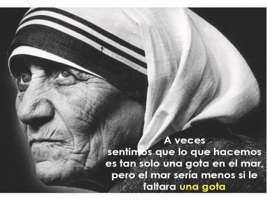 Las frases memorables de la Madre Teresa