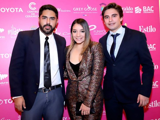 Daniel Cabrera, Emily Zelaya y Obed Fonseca