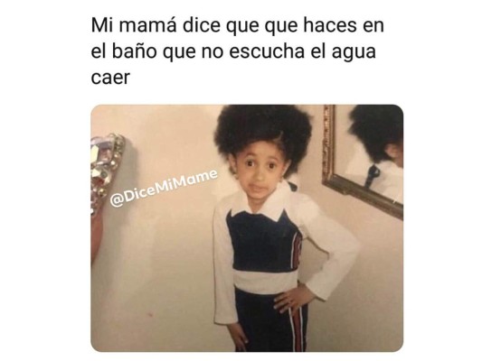 'Dice mi mamá' el meme de Cardi B