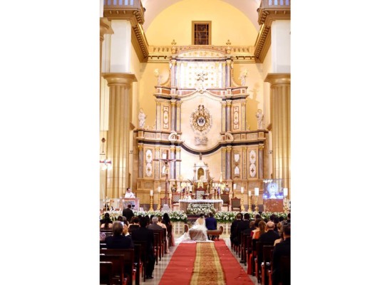 La boda eclesiástica de María Fernanda Rivera y John Kewish