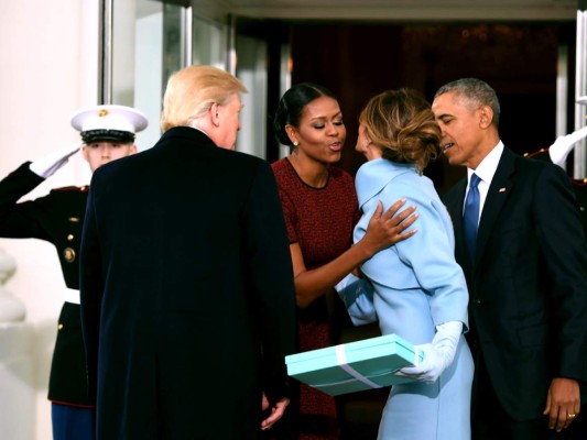 Obama recibe a Trump en la Casa Blanca