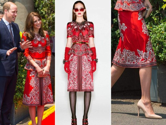 Looks de Kate Middleton en su gira por la India