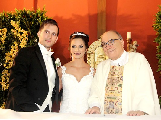 La boda religiosa de Abel Fonseca y Claudia López