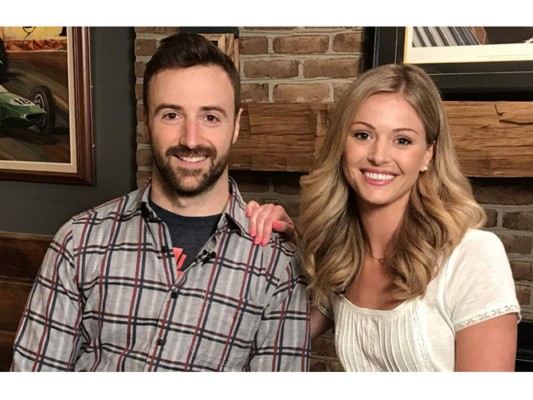 James Hinchcliffe y Becky Dalton