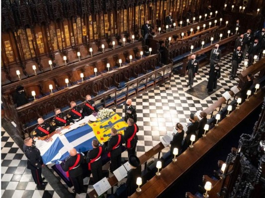 Los detalles en el funeral del príncipe Felipe