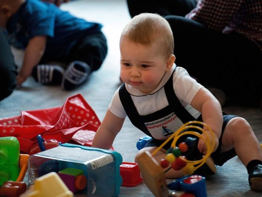 Los adorables momentos del príncipe George