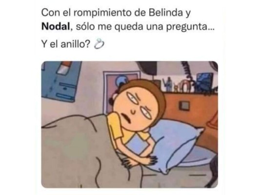 Los mejores memes de la separación entre Christian Nodal y Belinda