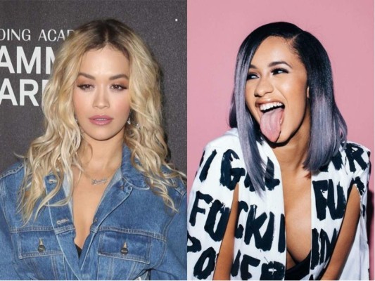 Rita Ora y Cardi B se besan en el video “Girls”
