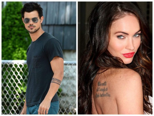 Y el lobo más famoso y guapo Taylor Lautner dijo que estuvo locamente enamorado de la actriz Megan Fox.
