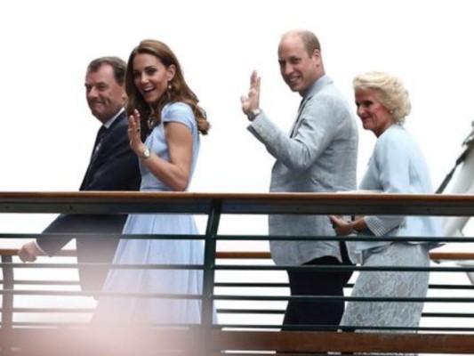 Las caras de Kate Middleton en la final de Wimbledon