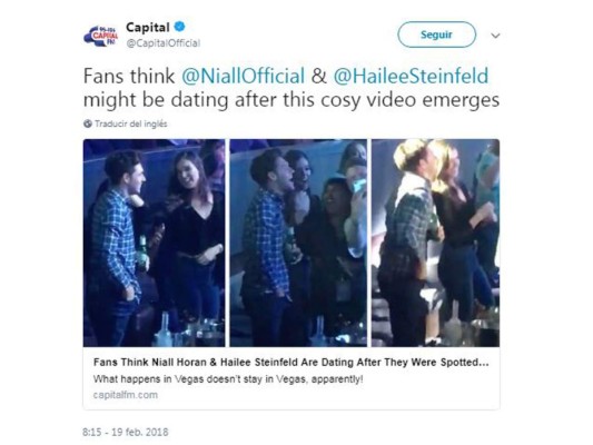 ¿Niall Horan y Hailee Steinfeld están juntos?