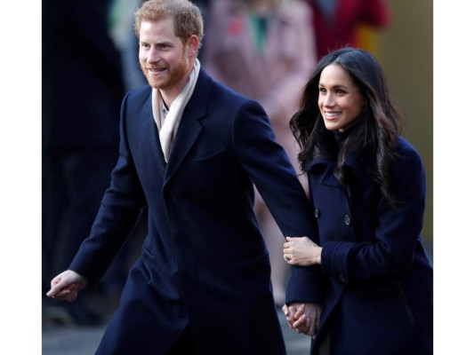 El príncipe Harry y Meghan Markle asistieron al almuerzo navideño real