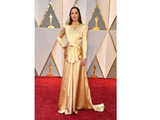 Dakota Johnson con Gucci