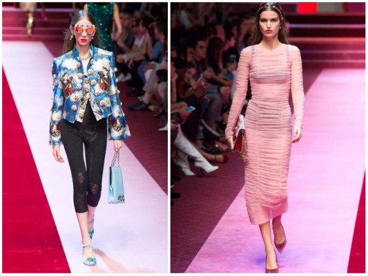 La pasarela de Dolce y Gabbana en Milán Fashion Week